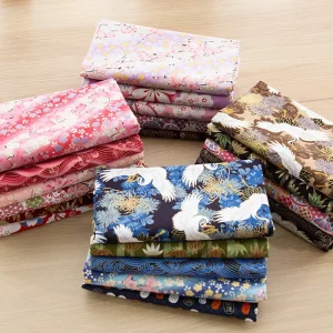 Handmade High Quality Woven Home Textile Cotton Fabric Printed