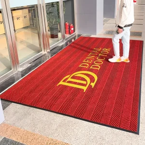Handmade Indoor and Outdoor Entry Carpet Mat Washable Pineapple Design for Home Office Dust Removing Carpet