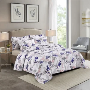 Handmade King Size Bedspreads Bedding Comforter Set Soft Printed Full Cotton Bed Quilt