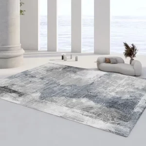 Handmade Modern Minimalist Luxury Living Room Rug Mat Stain-Resistant Easy Maintenance Decorative Carpet for Bedroom