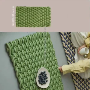 Handmade Polypropylene Home Door Mats Floor Mats for Home