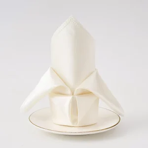 Handmade Square Satin Banquet Napkin Reusable Eco-Friendly Durable Glossy Finish Cloth