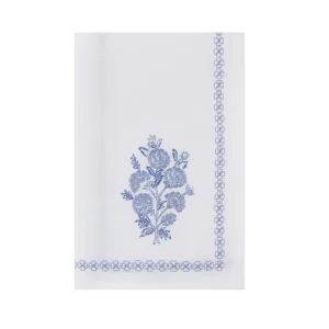 Handmade Square White Polyester Fabric Napkins with Embroidery Table Dinner Restaurant Cloth Accessories