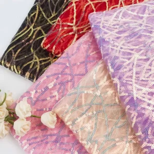 Handmade Tulle Party Dress Satin Fabric Dot Style Check Sequin Embroidery Wedding Accessories Bags Bridal Swimwear