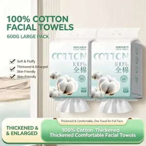 Hanging Facial Towel 100% Cotton Thick Soft Disposable Suitable Can Be Used for Washing Face and Removing Makeup