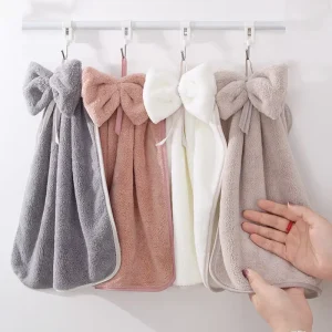 Hanging Hand Towel Blue Hand Towel Production Microfiber Hand Towel