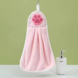 Hanging Thickened Hand Towels for Children Cute Bathroom and Kitchen Cute Towels