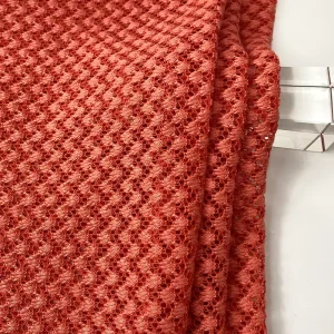 Harvest Fancy Knit Cotton Polyester Crochet Lace Fabric for Casual Dress and Tops Wear