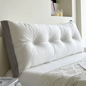 Headboard Reading Pad Headboard Extra large Backrest and Lumbar Pillow Headboard Extra large Backrest and Lumbar Pillow