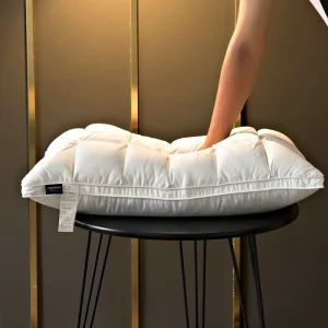 Healthy Sleep Hotel Goose Down Pillow Twisted Down Pillow Bread Shape Cushion Pillow