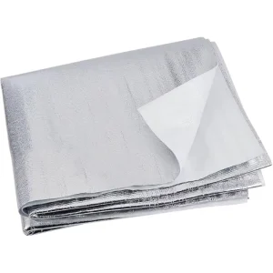 Heat Resistant Polyester Batting with Aluminum Foil Thermal Insulation Fabric Roll for DIY Crafts