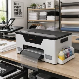 Heat Transfer Desktop T Shirt XP600 Head Printing Machine A3 30cm DTF Printer for PET Film Printing
