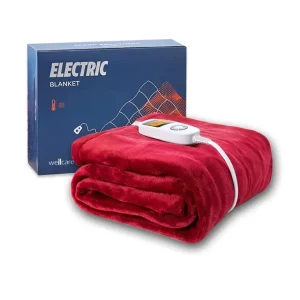 Heated Blanket Electric Blanket Soft Ribbed Fleece 50×60 Fast Heating Electric Throw with 6 Heating Levels 4 Time Settings
