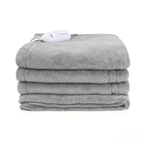 Heated Blanket Electric Throw Blanket Soft Warm Flannel Sherpa Washable Heating Throw Blanket for Sofa Bed Living Room Bedroom