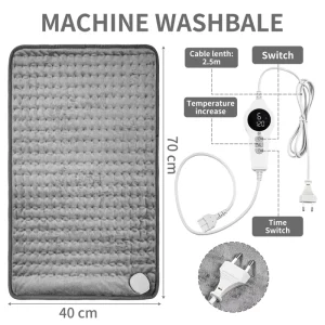 Heated Blanket Electric Throw Blankets for Home Warm Flannel Heat Blanket Auto Shut Off Washable Weighted Heating Pad