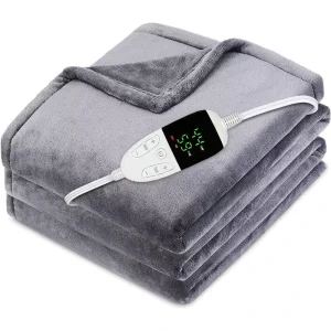 Heated Electric Throw Blanket King Large Size Heated Heating Pad Blanket