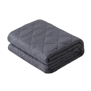 Heated Quilted Glass Bead Weighted Blanket Custom Logo Breathable European American Style Waterproof Memory Therapy Home
