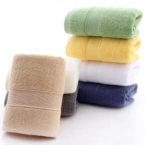 Heavy 100 Cotton Terry Absorbent Bath Towel 3pcs Cotton Thick Odor Free Bath Towel Set Luxury Multi-color Cotton Towel
