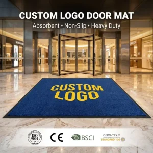 Heavy Duty 100% Nylon Printed Entrance Door Floor Mats Non slip High Traffic Use Modern for Business