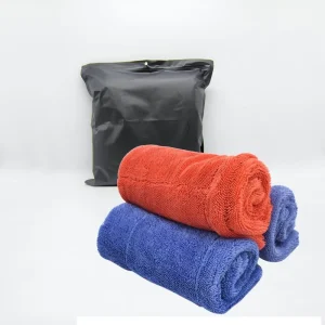 Heavy Duty 1400gsm Super Absorbent Double Layer Twisted Cloth with Seamless 40*40cm Multi Color in Stock Ready to Ship