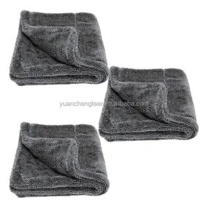 Heavy Duty 1600GSM Twisted Loop Car Towel 60×90 XL Super Absorbent Microfiber Car Drying Towel