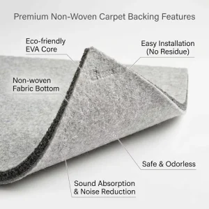 Heavy Duty 6mm Grey Carpet Tiles Commercial Washable Cushioned Anti static 33*100cm Modular Office Planks with Stable PE Backing