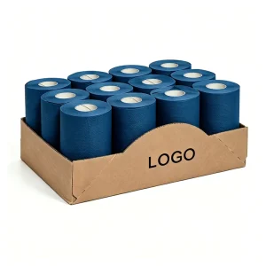 Heavy Duty Blue Hand Towel Roll Virgin Pulp Centerfeed, Ideal for Kitchen Auto Shop Laboratory Cleaning