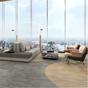 Heavy Duty Carpet Tiles Fire Resistant Soundproof Modular Flooring for Commercial Office Conference Room Bank
