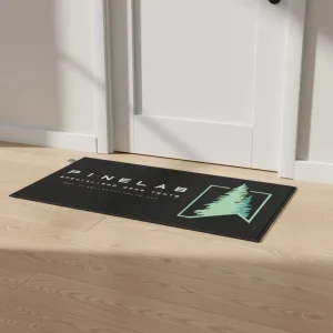 Heavy Duty Commercial Outdoor Entrance Door Mat Antimicrobial Modern Non slip Rubber Backing Dirt Resistant Jacquard Logo Design