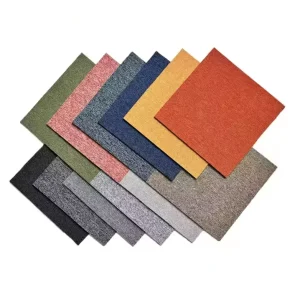 Heavy Duty Commercial Residential PVC Backing Office Flooring Nylon Cut Pile Washable Extra Thick 50×50 Square Carpet Tiles