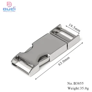 Heavy Duty D Buckle Metal D Ring Buckle with Flat Base for Belts Webbing Straps and Accessories