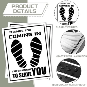 Heavy Duty Disposable Paper Car Floor Mats Custom Logo Waterproof Protective Paper Mats for Car Repair Shop