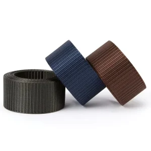 Heavy Duty High Tenacity Imitation Nylon Woven Webbing Strap Eco Friendly for Garments Tote Bags