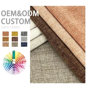 Heavy Duty Home Textile Fabric Decorative Furniture Chenille Fabric for Home Sofa