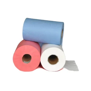 Heavy Duty Industrial Workshop Cleaning Wipes Highly Absorbent Oil Greasy Remover Nonwoven Jumbo Roll Automotive Shop Towels