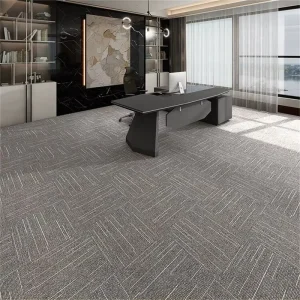 Heavy Duty Loop Pile Square Carpet Modular Flooring for High Traffic Commercial Office Building Floor Covering Rug