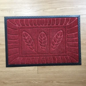 Heavy Duty Non Slip Welcome Mats Easy Clean Outside Doormats for Home Entry Mat Rubber