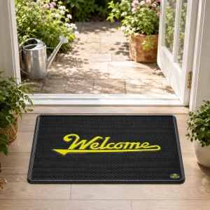 Heavy Duty Outdoor Rubber Door Mat Non Slip Waterproof Entrance Door Mat for Home Front Door