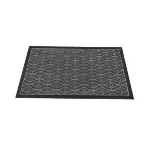 Heavy Duty Pet Friendly Easy Wash Indoor Outdoor Door Mat Large Grey Entrance Runner Rug Waterproof and Washable
