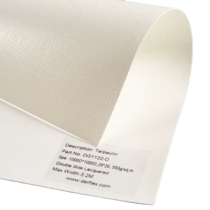 Heavy Duty Reinforced 1000d 18oz Coated Textiles Fabric 650gsm Polyester Waterproof PVC Tarpaulin