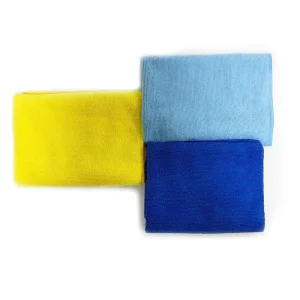 Heavy Duty Warp Knitted Microfiber Soft Quick Dry Cleaning Towel Industrial Grade 300GSM Car Wash Towel Bulk