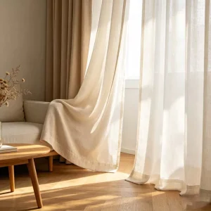 Heavy Duty Waterproof Custom Motorized Smart Curtains Remote Control for Living Room Cafe Use Blackout Modern Style
