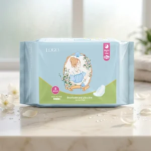 Heavy Flow Extra Long Side Leak Proof Sanitary Pads Different Size Available Sanitary Napkins for Customized Brand