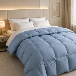 Heavy Warm Duck Down Feather Quilt Box Stitched Prevent Filling Shift Luxury Home Winter Bedding Down Comforter Duvet Insert