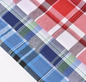 Heavy Weight Yarn Dyed Fabric 100% Polyester Anti Shrink for Autumn Winter JK Pleated Skirt