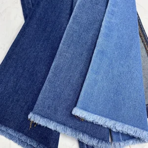 Heavyweight 182cm 12oz Twill 50%Cotton 39%Polyester 11%Viscose OE TC Dark Blue Rigid Denim Fabrics Roll for Jeans NT782L