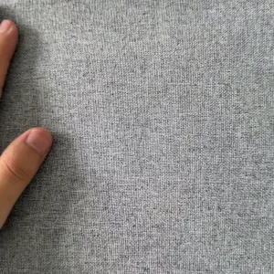 Heavyweight Flame Retardant Blackout Thermal Insulated Wrinkle Free Gray Coated Woven Polyester Ready Made Home Textile
