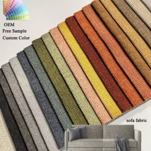 Heavyweight Knitted Velvet Fabric Solid Plain 100% Polyester Water Resistant Breathable Upholstery Fabric for Hotel Home Textile