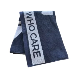 Heavyweight Terry Loop Cotton Jacquard Sports Towel Woven Beach Towels