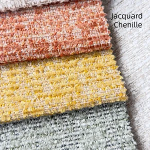 Heavyweight290GSM Plain Woven Chenille Upholstery Fabric for Modern Sectional Sofa and Armchair